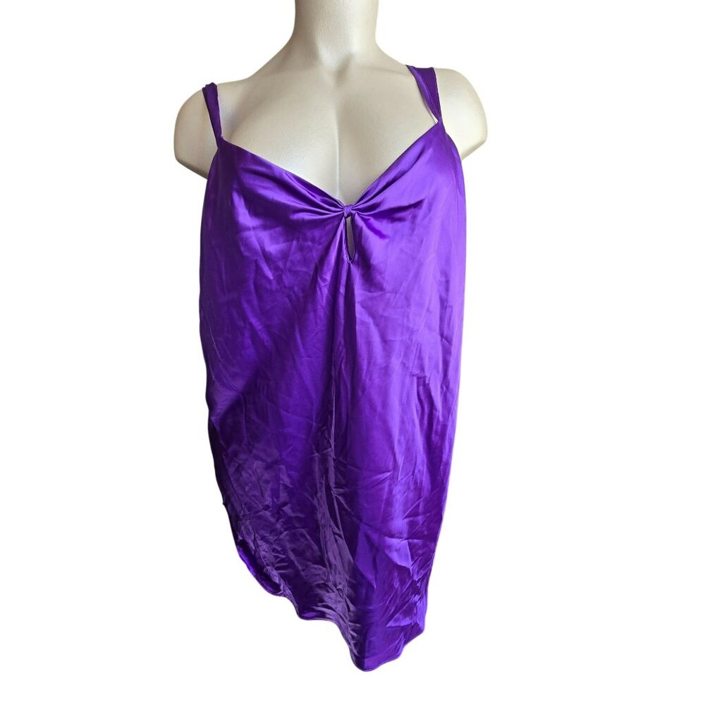 Purple Just My Size Sleepwear Camisole Nightgown Womans Plus Sizes 4X JJ4027